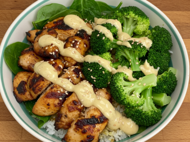 Grilled Chicken & Broccoli Bowls