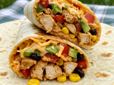 Chipotle Ranch Grilled Chicken Burrito