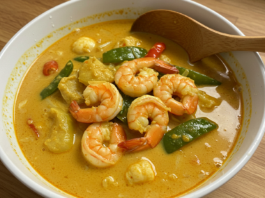 Thai Shrimp Coconut Curry Soup