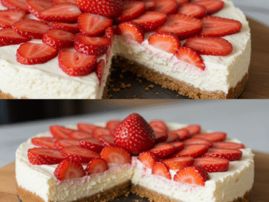 Strawberry Shortcake Cheesecake