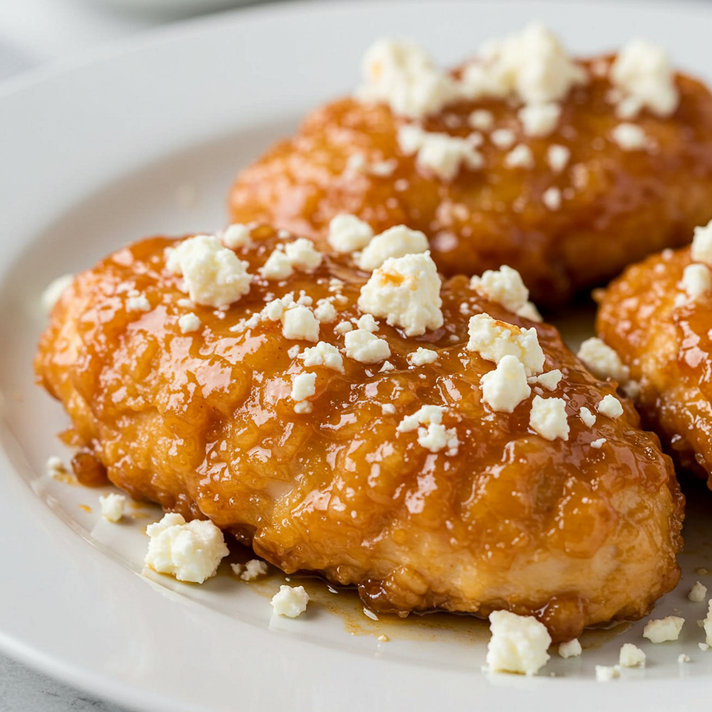 Crispy Hot Honey Feta Chicken Recipe