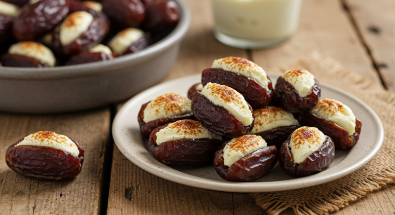 Mascarpone Stuffed Dates