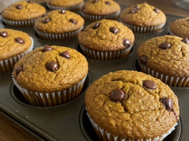 PUMPKIN chocolate chip muffins