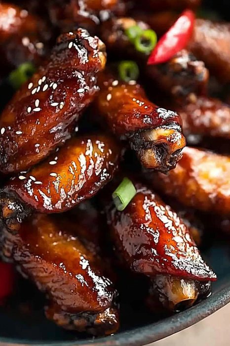 Sticky Asian Wings