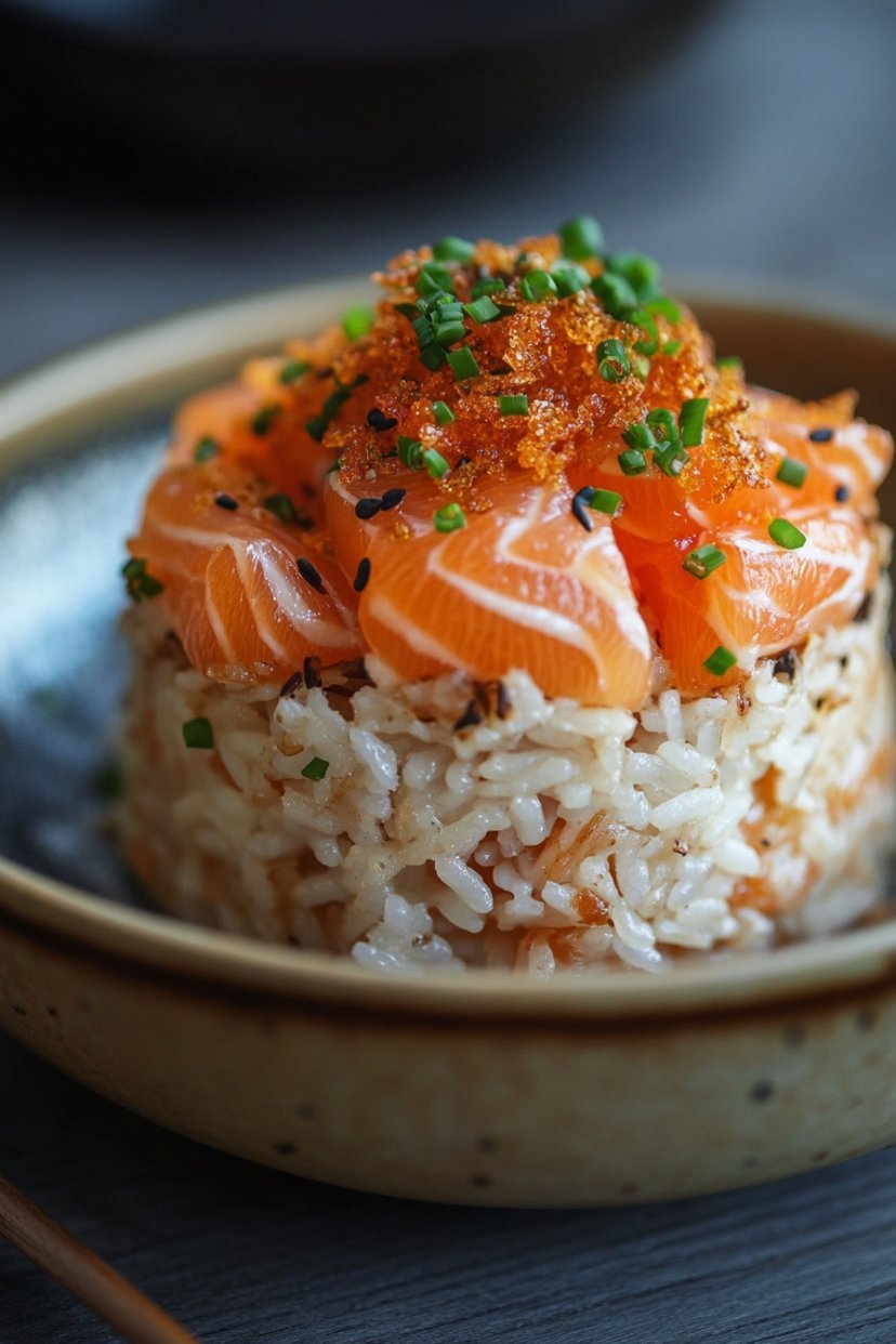 Salmon Crispy Rice