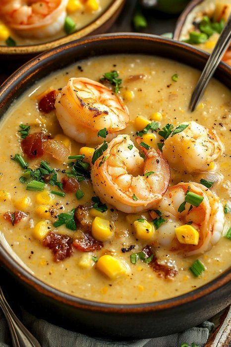 New Orleans Shrimp and Corn Bisque