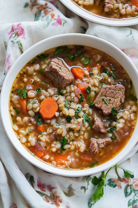 Beef Barley Soup