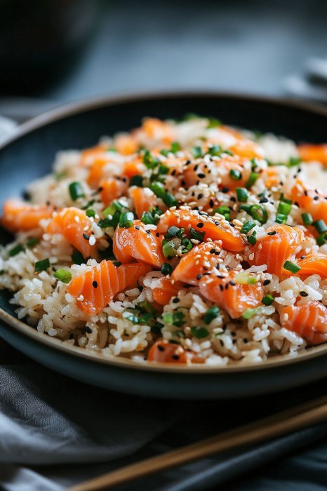 Salmon Crispy Rice