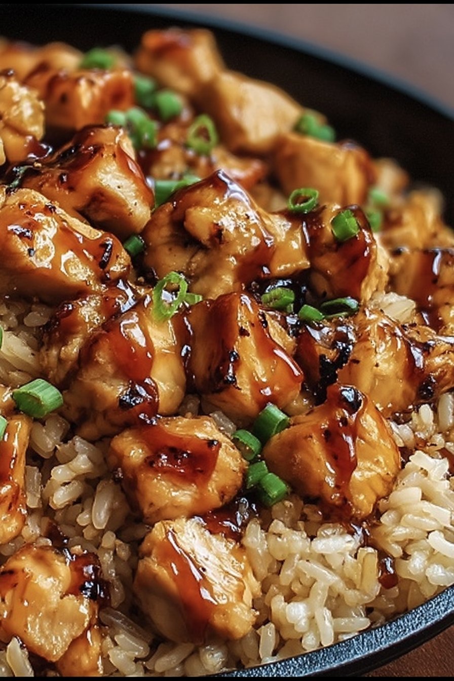 One-Pan Honey BBQ Chicken Rice