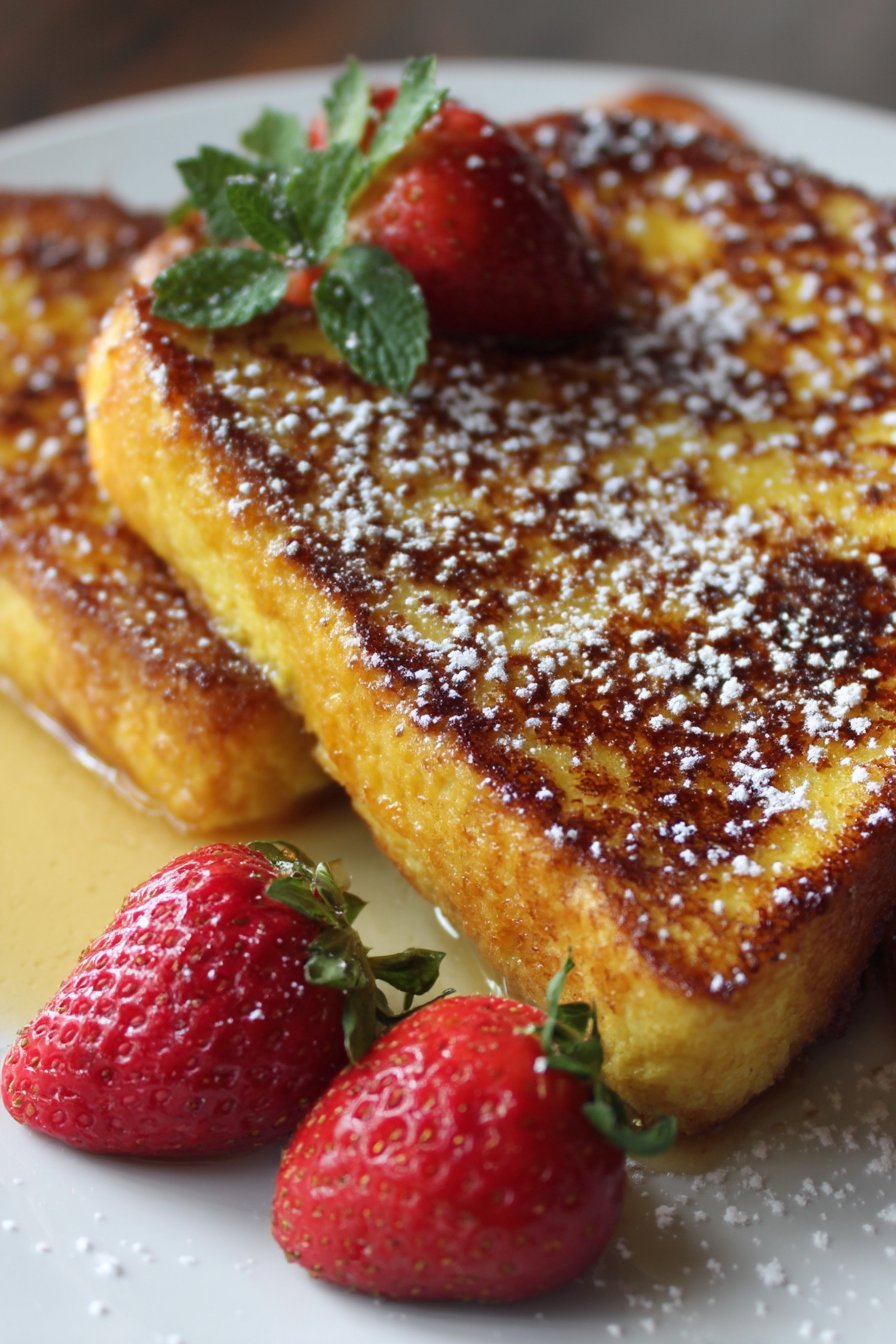 Overnight Crème Brûlée French Toast