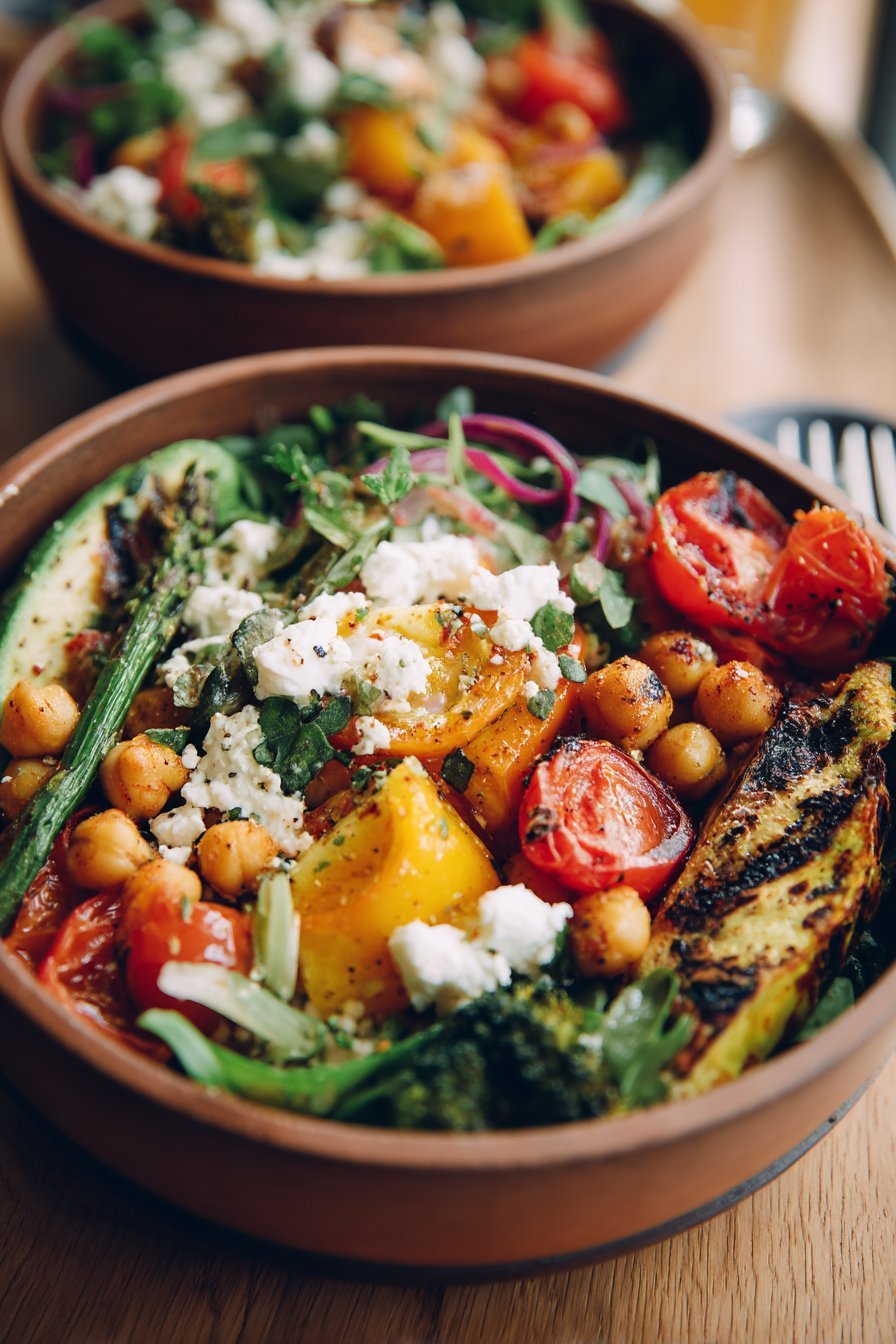 Mediterranean Veggie Bowls