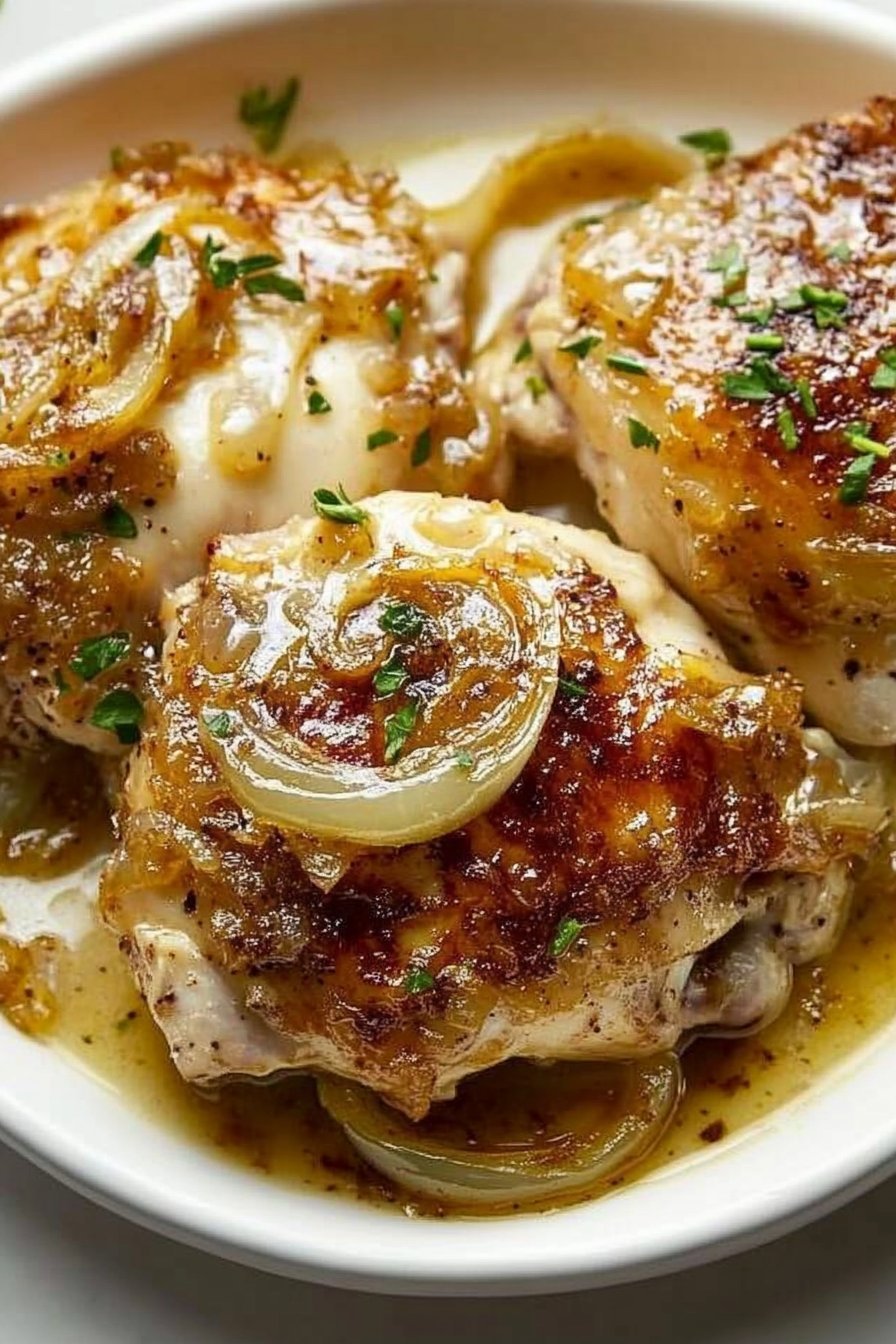 French Onion Dip Chicken Thighs Recipe