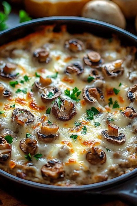 Stuffed Mushroom Dip