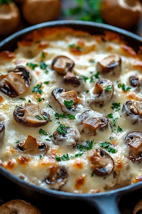 Stuffed Mushroom Dip