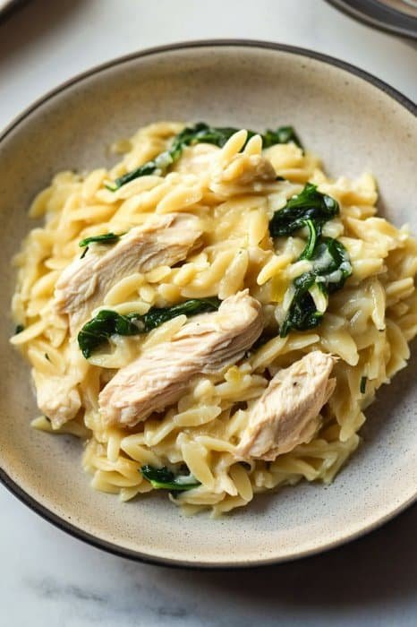 Lemon Chicken Orzo