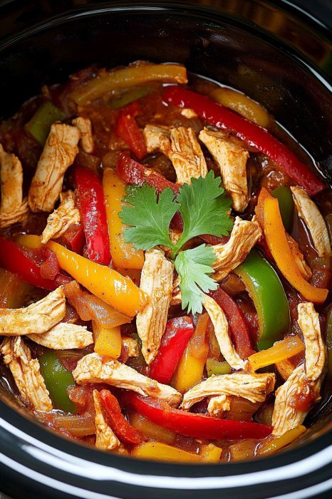 Crockpot Chicken Fajitas Recipe