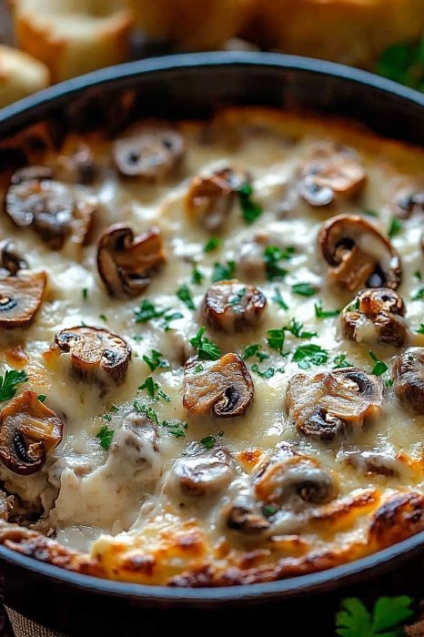 Stuffed Mushroom Dip