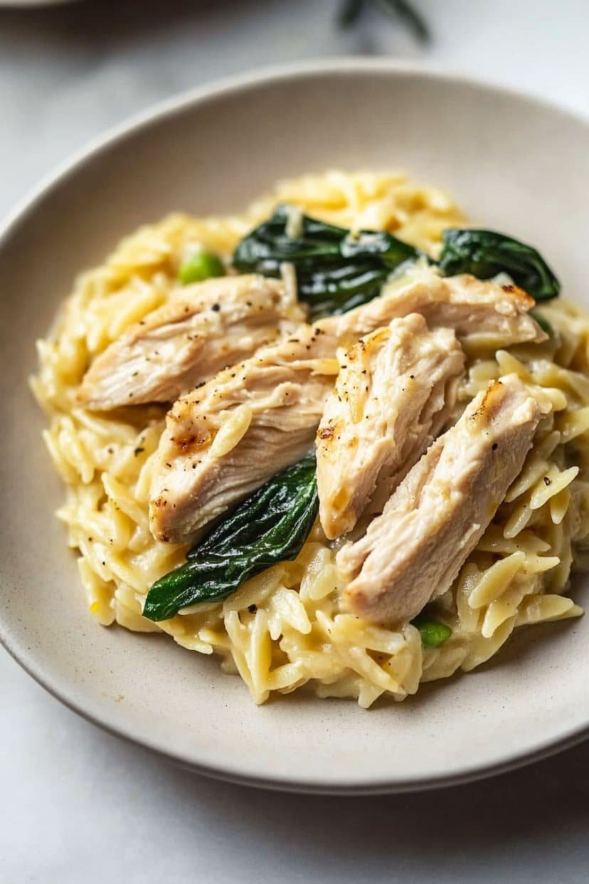 Lemon Chicken Orzo