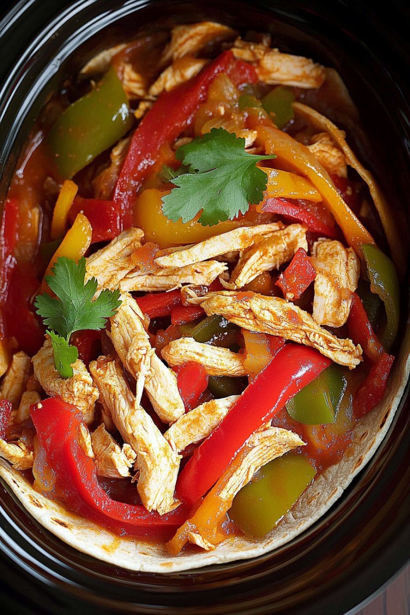 Crockpot Chicken Fajitas Recipe