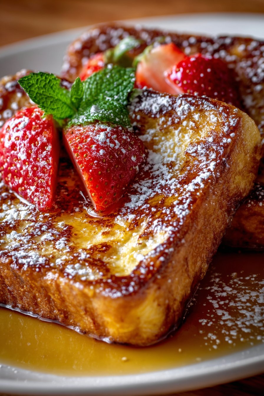 Overnight Crème Brûlée French Toast