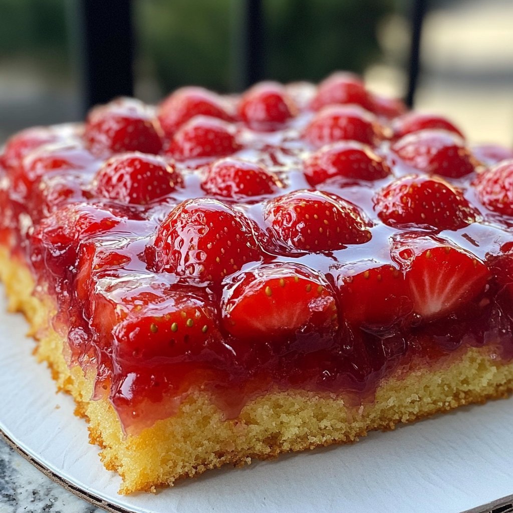 Strawberry Upside Down Cake Recipe