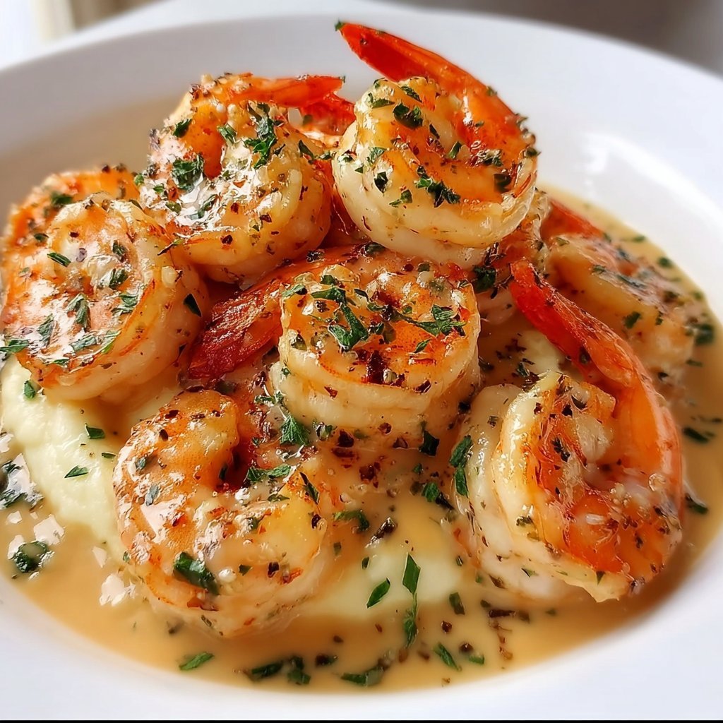 Creamy Garlic Shrimp Dish