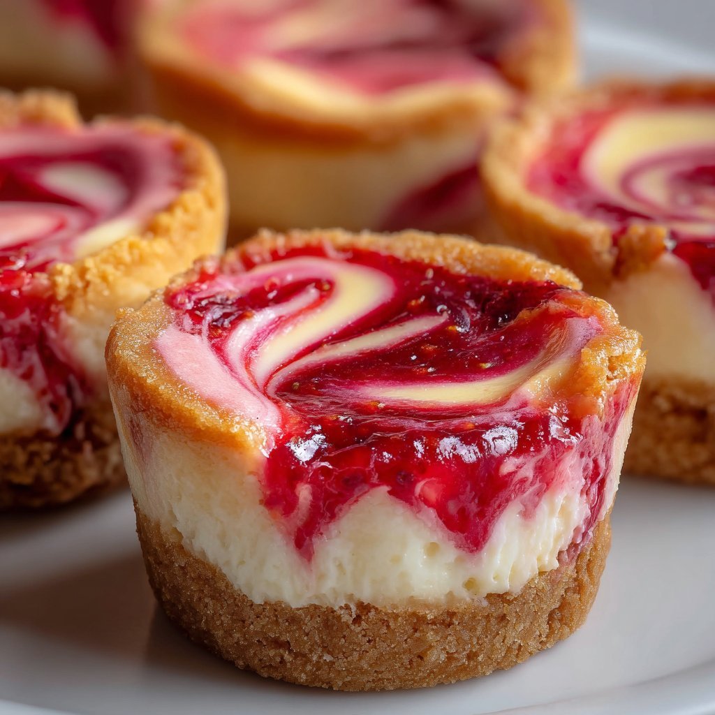 Strawberry Swirl Cheesecake Cookie Cups