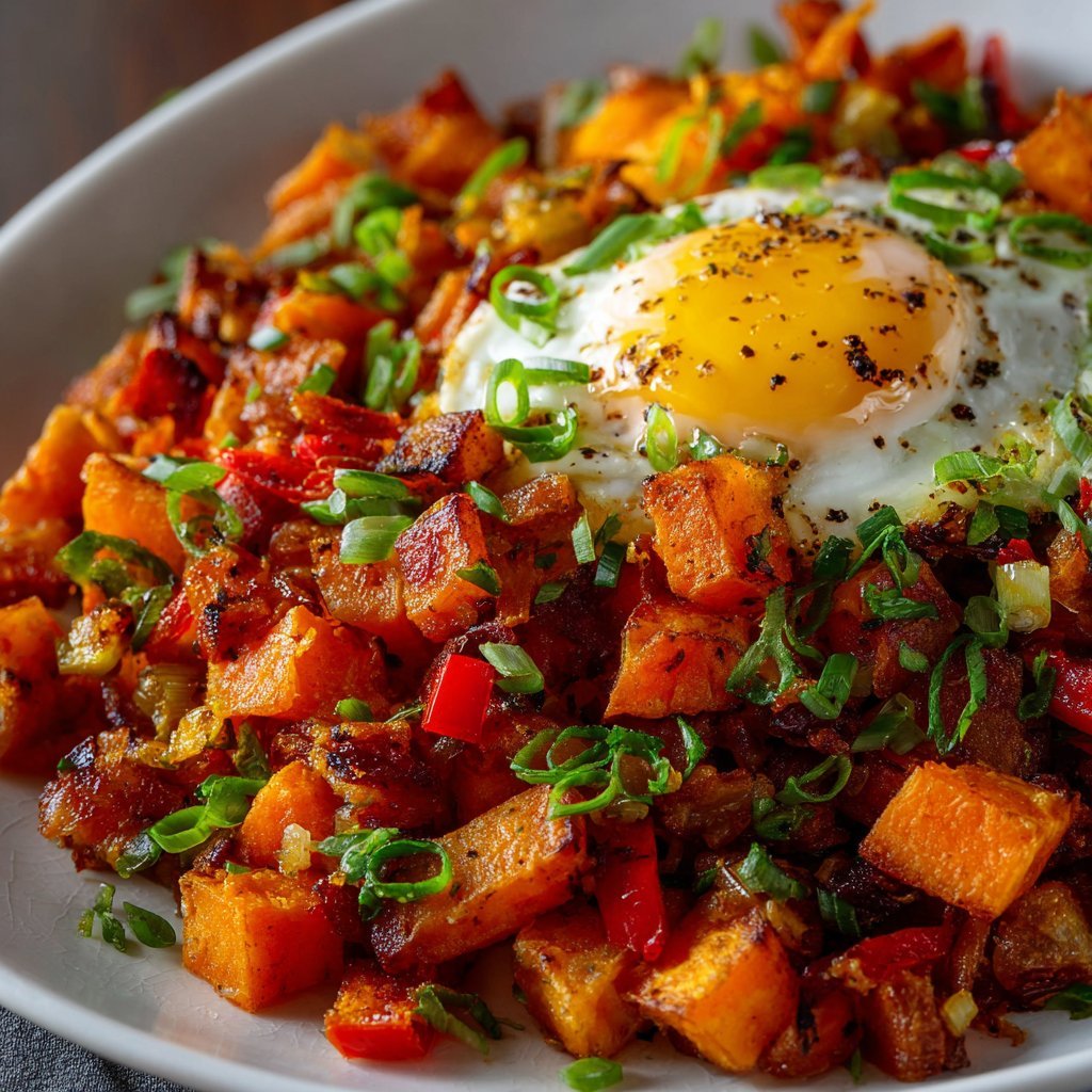 Air Fryer Sweet Potato Hash
