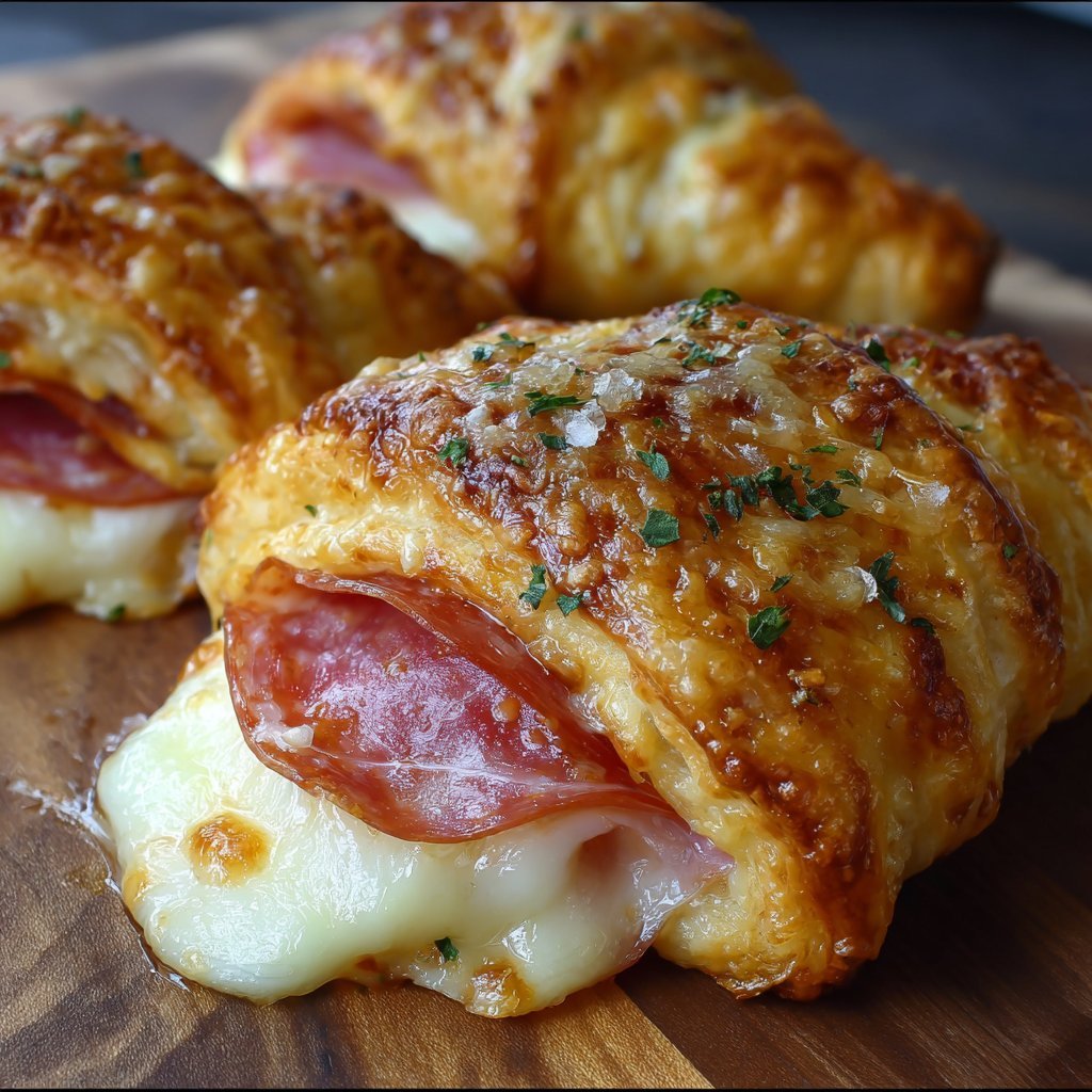Cheesy Pepperoni Pizza Roll-Ups
