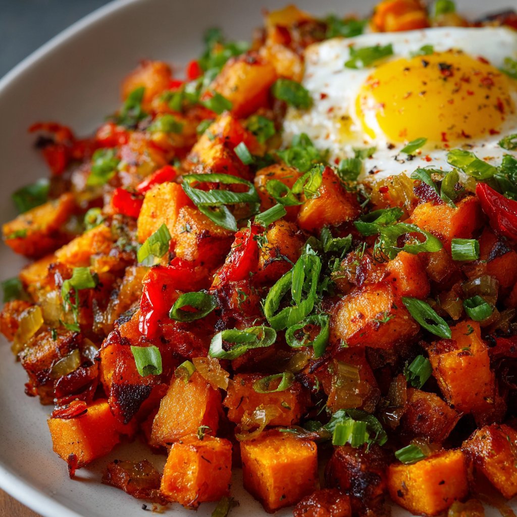 Air Fryer Sweet Potato Hash