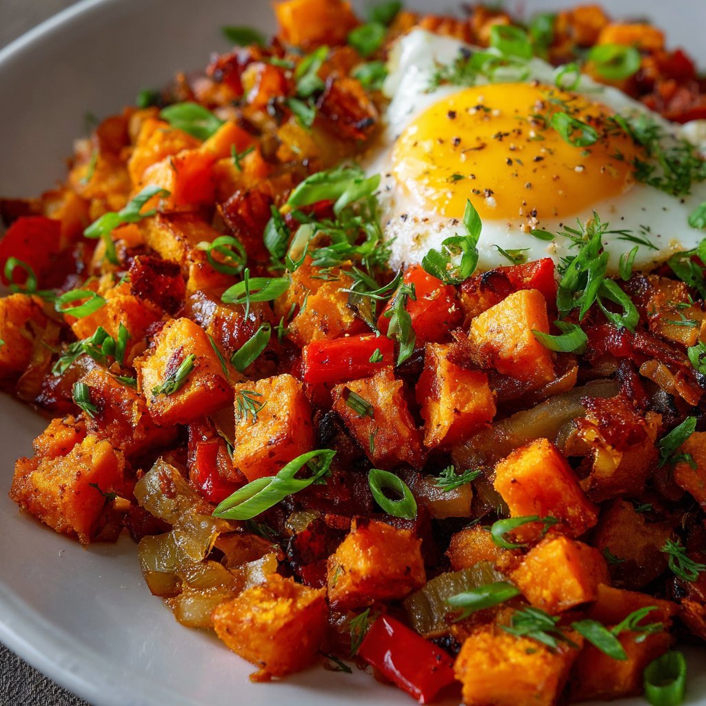 Air Fryer Sweet Potato Hash