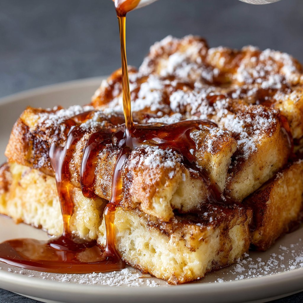 Cinnamon Roll French Toast bites