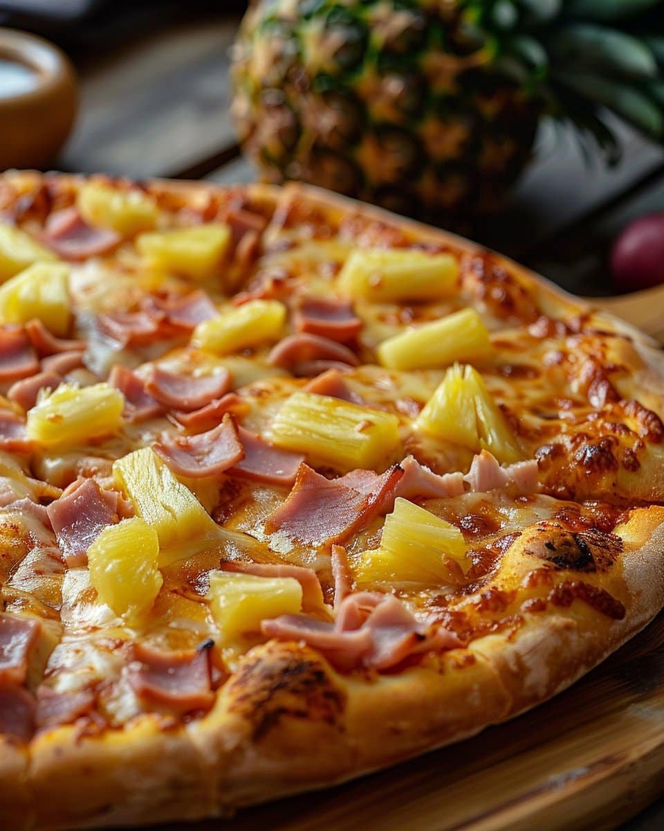 Hawaiian Pineapple Pizza