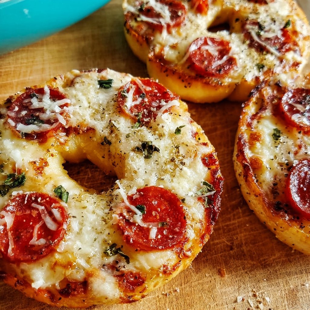 Air Fryer Pizza Bagels