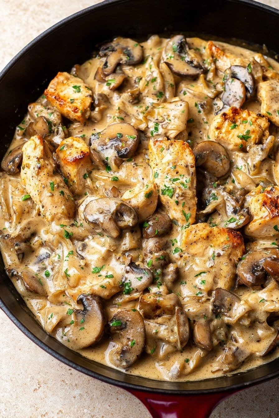 Easy Chicken Stroganoff