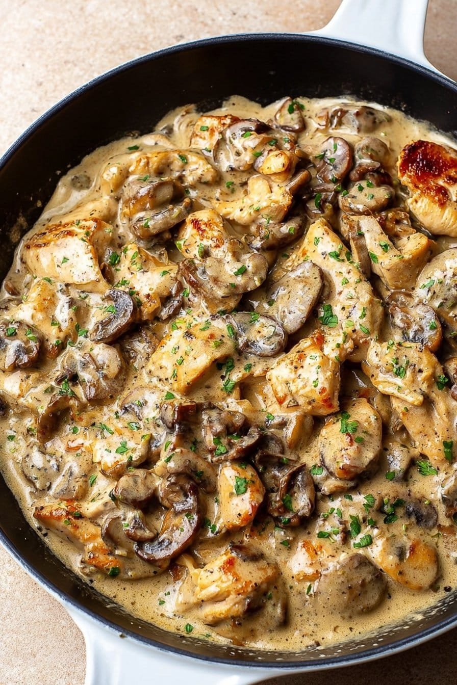 Easy Chicken Stroganoff