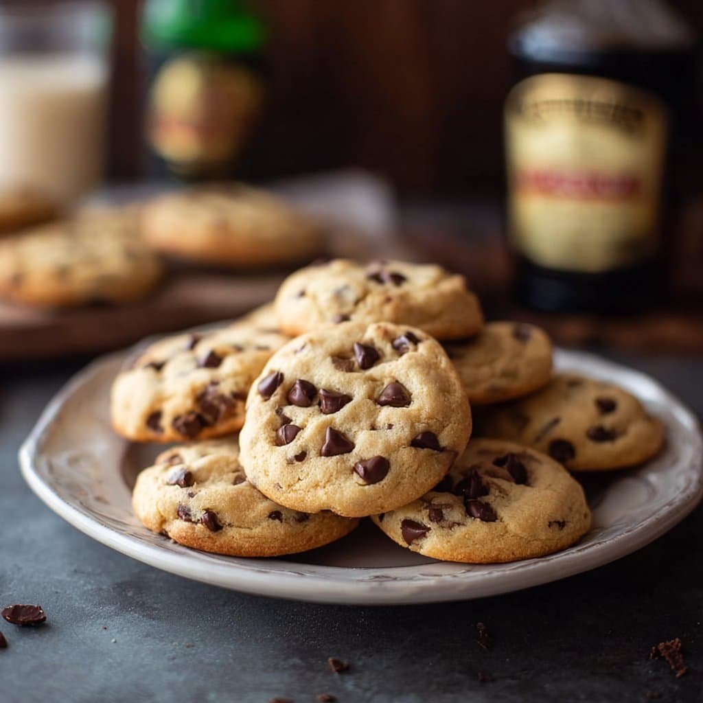 Baileys Irish Cream Chocolate Chip Cookies
