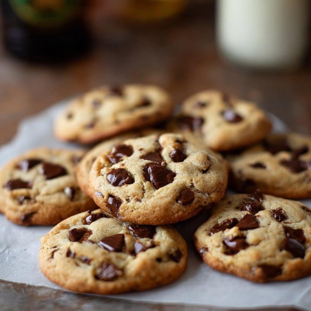 Baileys Irish Cream Chocolate Chip Cookies