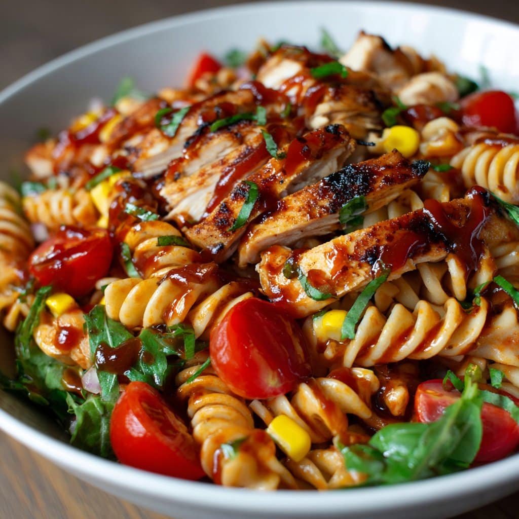 BBQ Chicken Pasta Salad