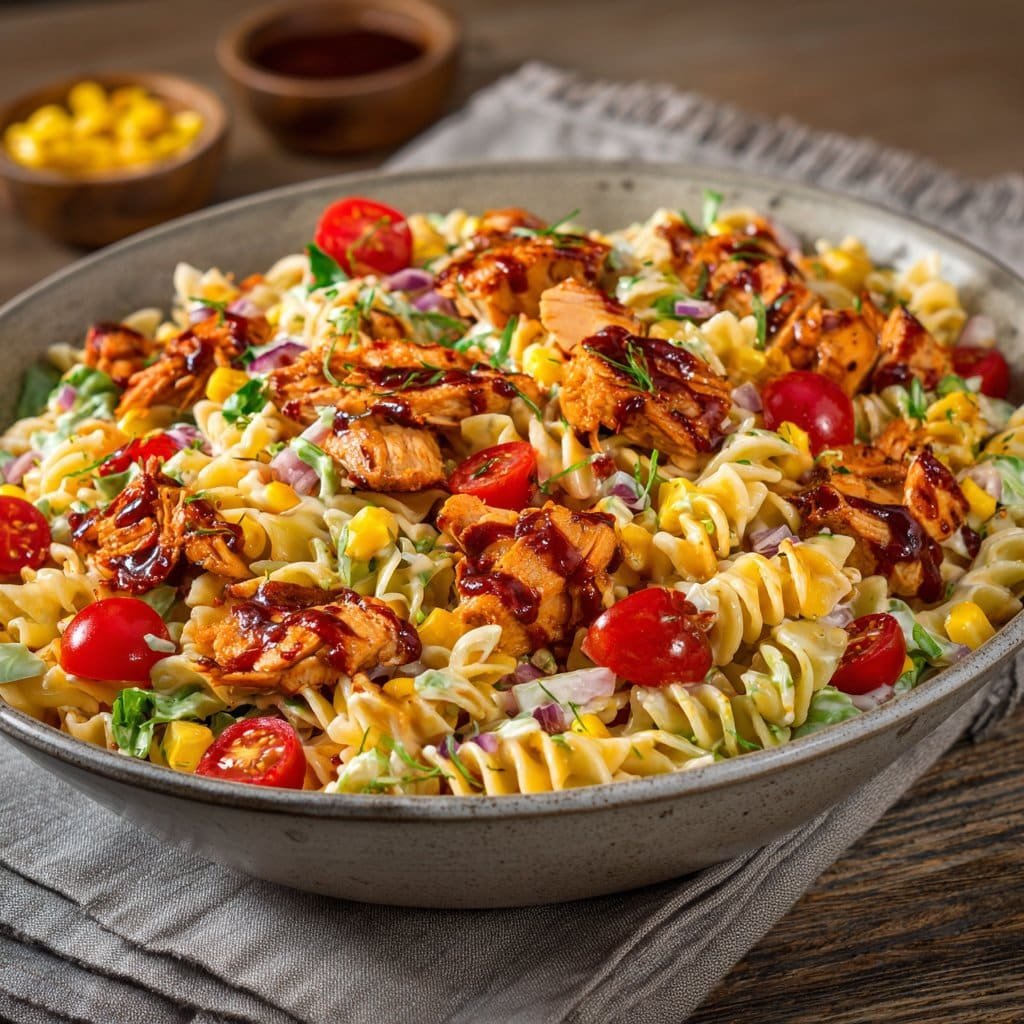 BBQ Chicken Pasta Salad