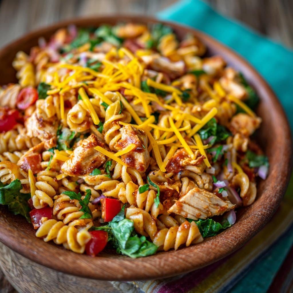 BBQ Chicken Pasta Salad