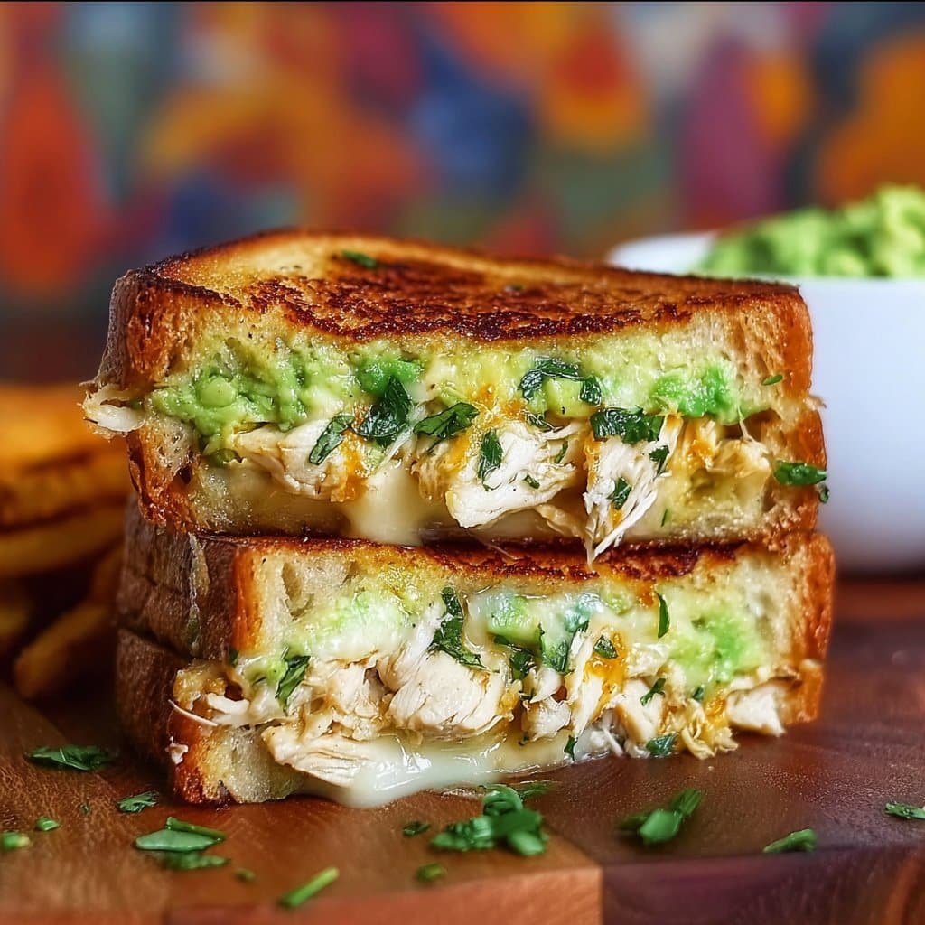 Chicken Avocado Melt Sandwich