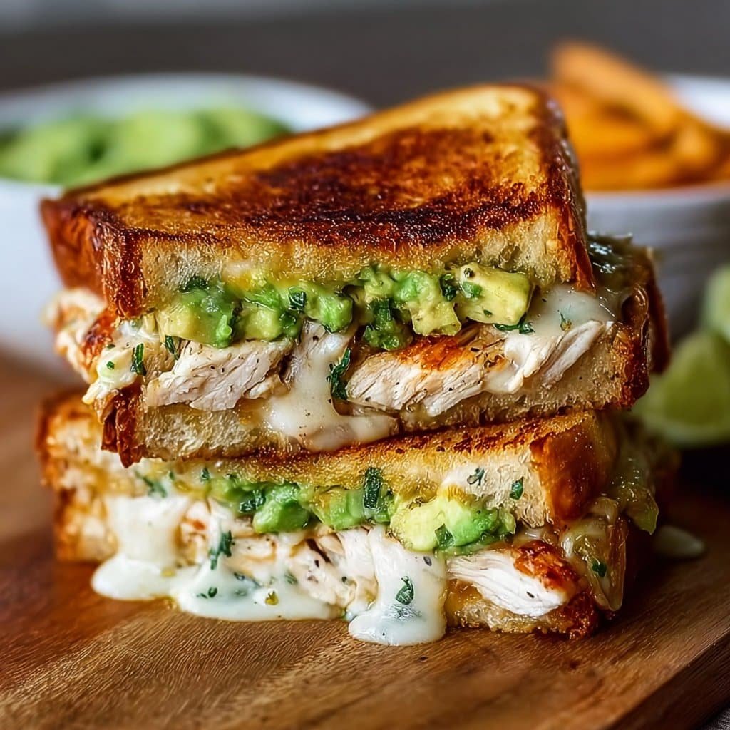 Chicken Avocado Melt Sandwich