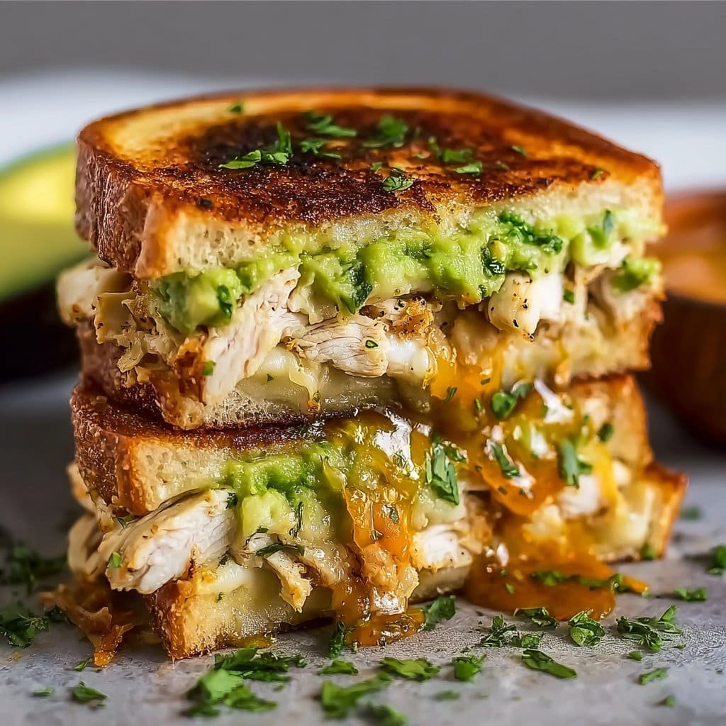 Chicken Avocado Melt Sandwich