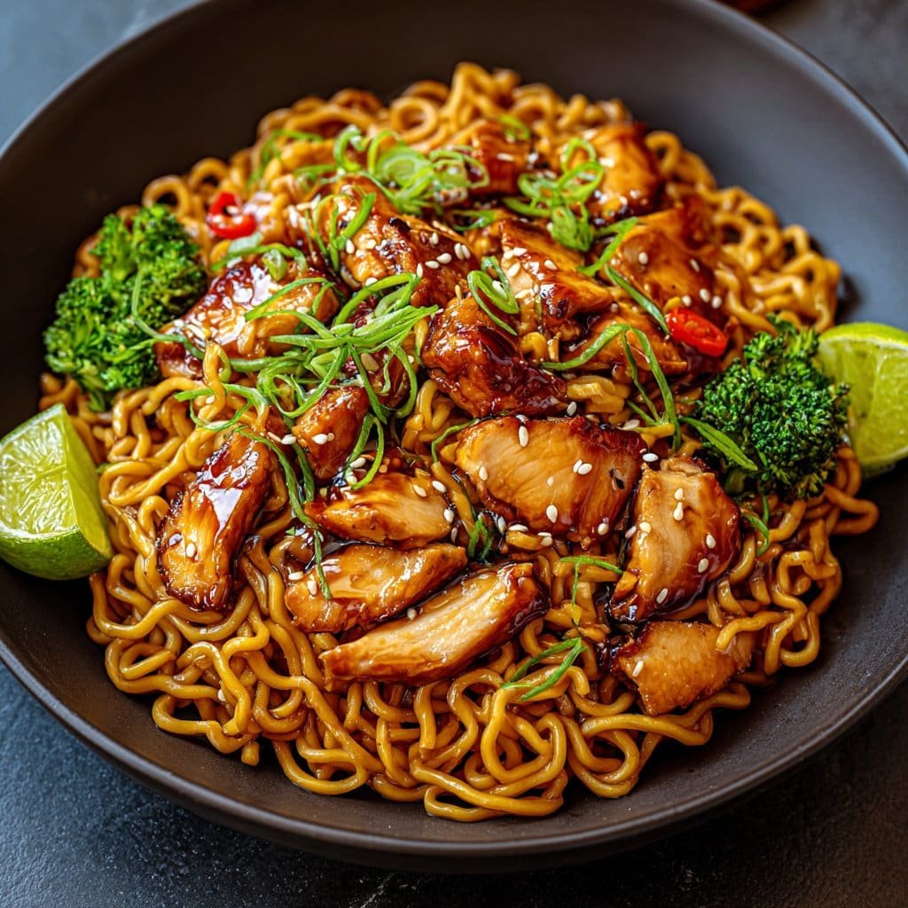 Chicken Teriyaki Noodles