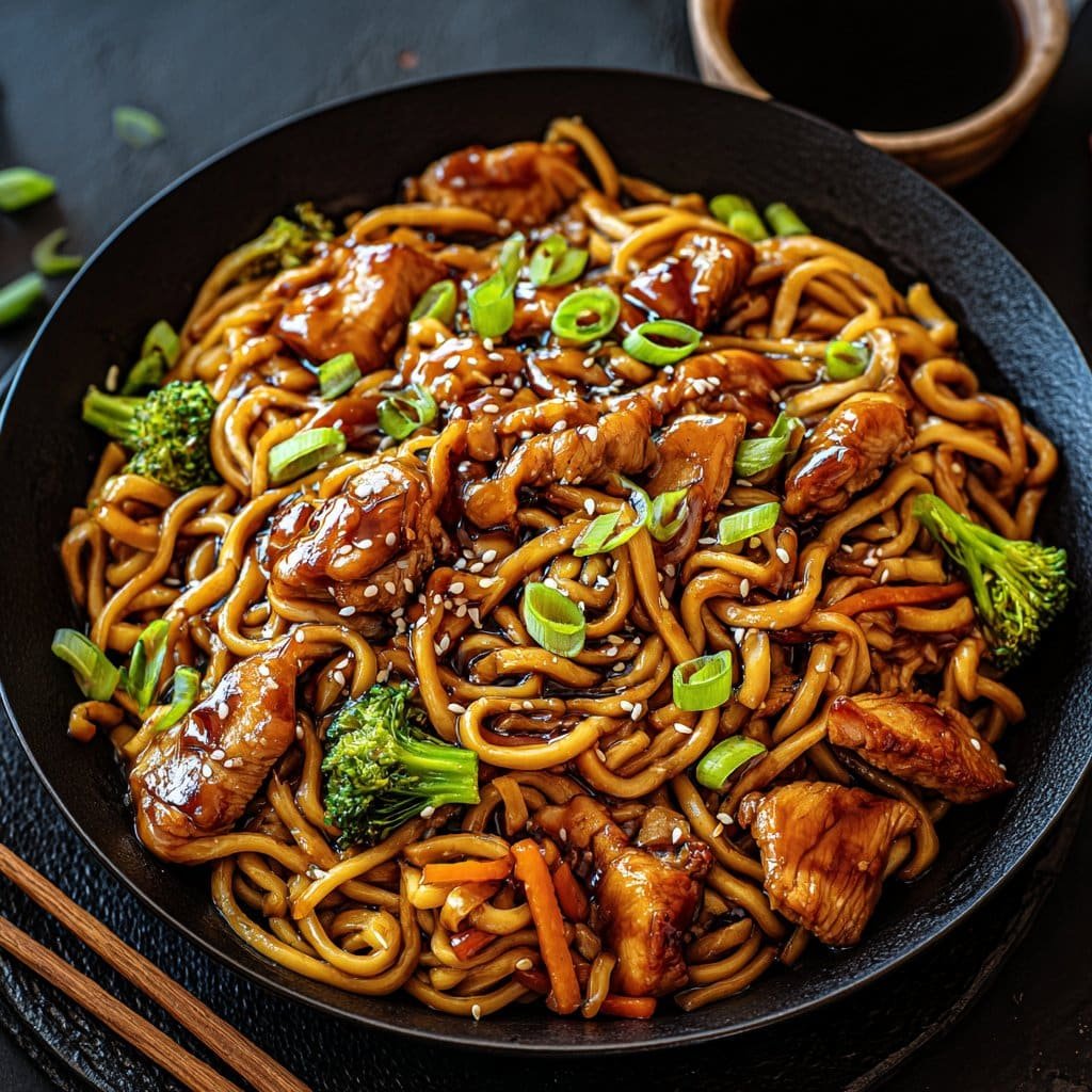 Chicken Teriyaki Noodles