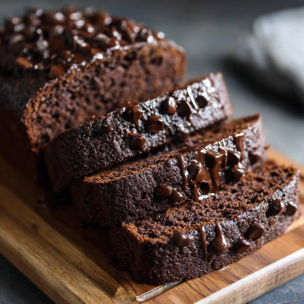 Healthy Chocolate Banana Bread (Oil-free)