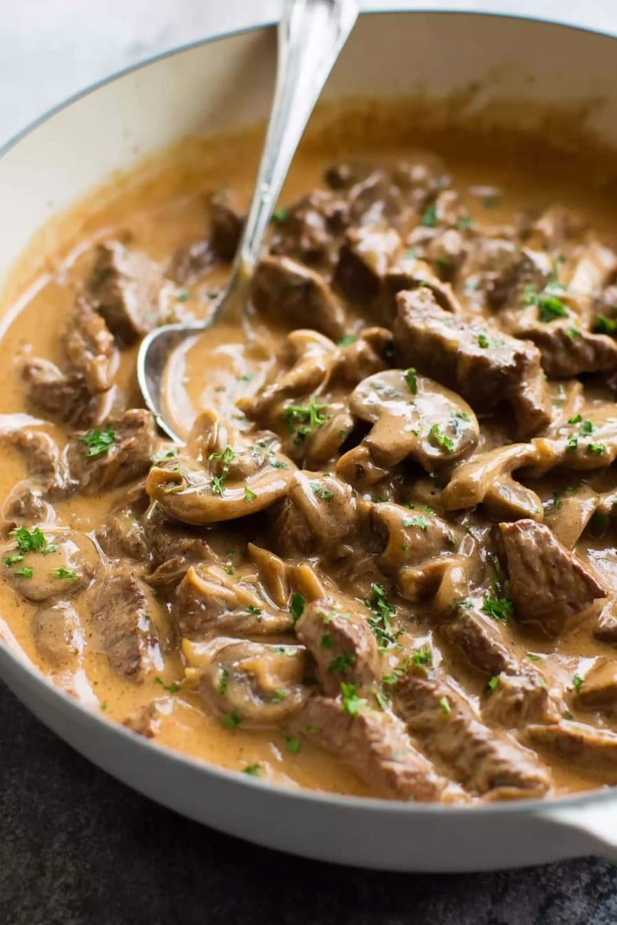 Beef Stroganoff