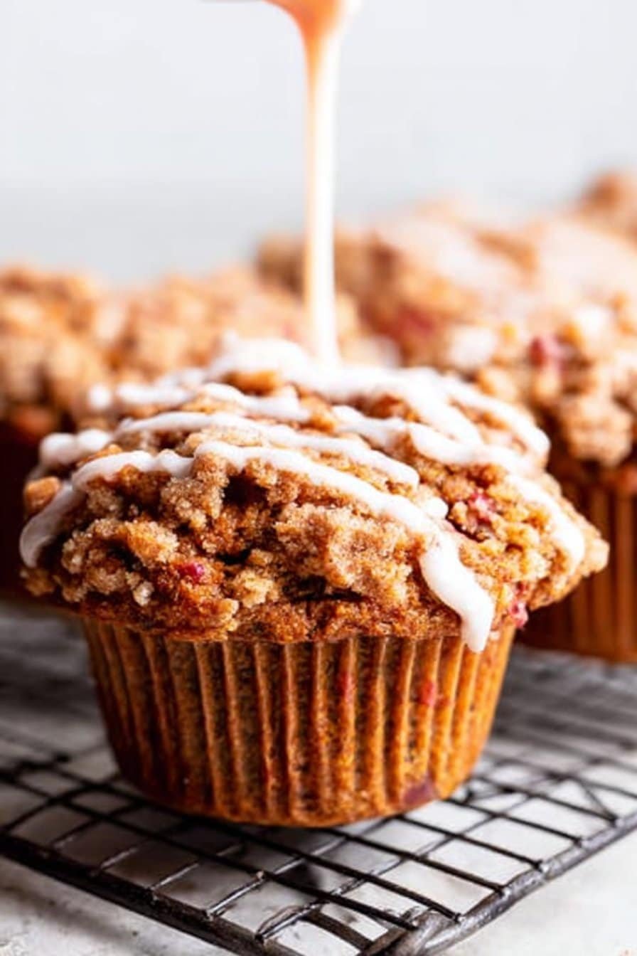 Cinnamon Streusel Paleo Carrot Muffins