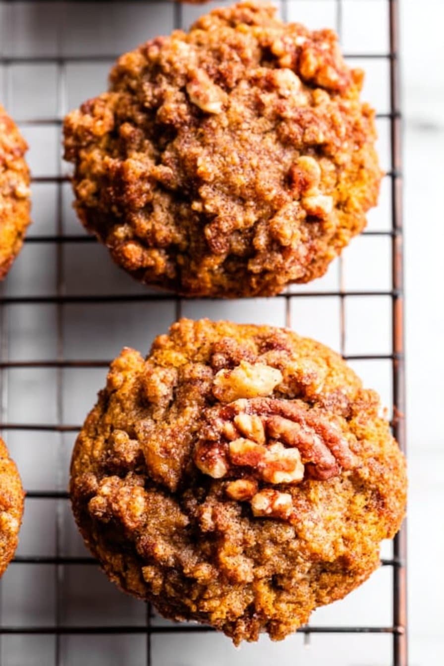 Cinnamon Streusel Paleo Carrot Muffins